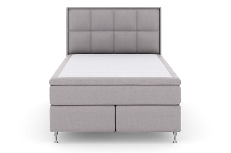 Select No 6 Komplett Sängpaket 140x200 Fast Memory/Pocket - Ljusgrå/Silver - Möbler - Säng - Komplett sängpaket