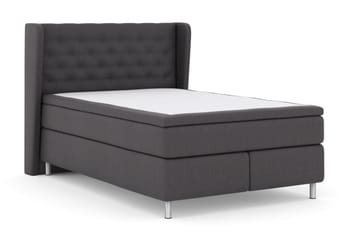 Select No 6 Komplett Sängpaket 140x200 Fast Memory/Pocket - Mörkgrå/Metall - Möbler - Säng - Komplett sängpaket