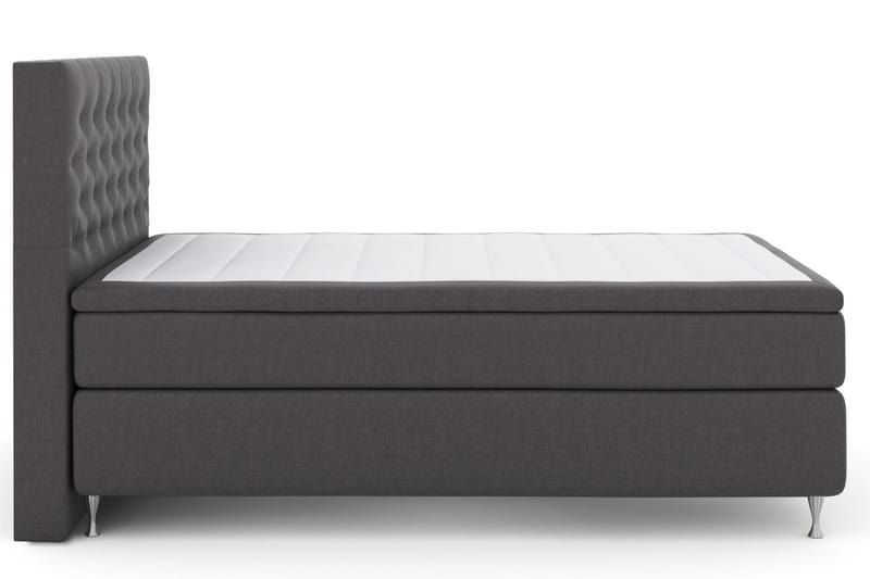 Select No 6 Komplett Sängpaket 140x200 Fast Memory/Pocket - Mörkgrå/Silver - Möbler - Säng - Komplett sängpaket
