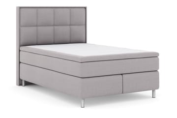 Select No 6 Komplett Sängpaket 140x200 Fast Watergel - Ljusgrå/Metall - Möbler - Säng - Komplett sängpaket