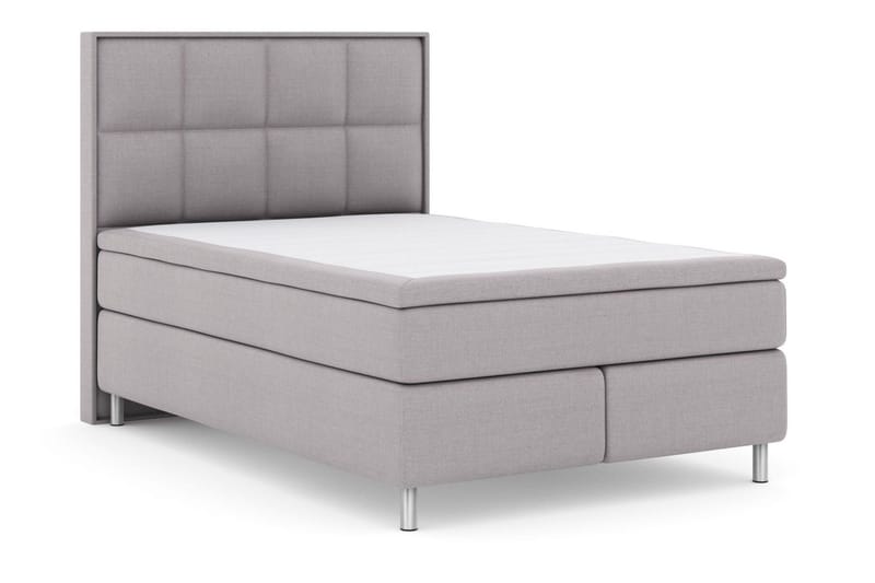 Select No 6 Komplett Sängpaket 140x200 Fast Watergel - Ljusgrå/Metall - Möbler - Säng - Komplett sängpaket