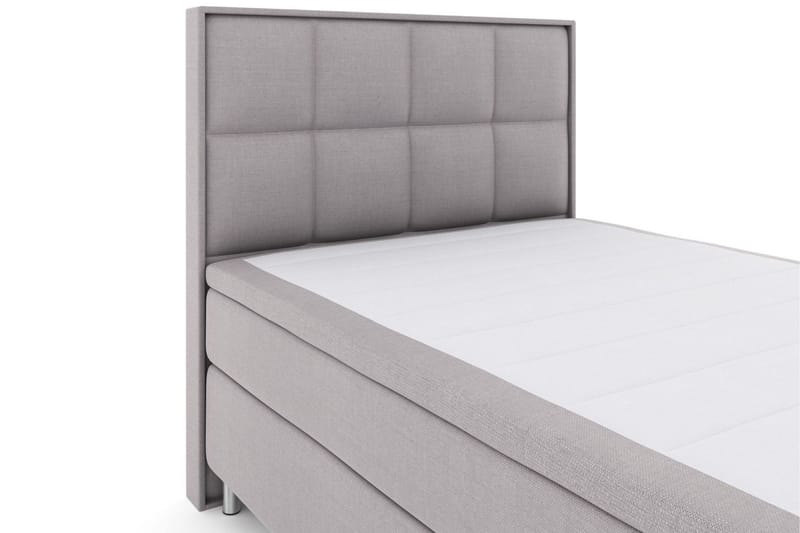 Select No 6 Komplett Sängpaket 140x200 Fast Watergel - Ljusgrå/Metall - Möbler - Säng - Komplett sängpaket