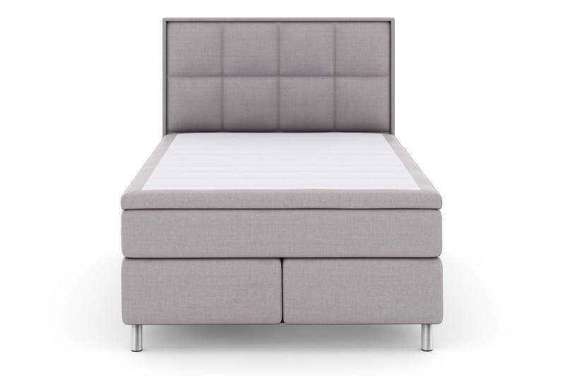 Select No 6 Komplett Sängpaket 140x200 Fast Watergel - Ljusgrå/Metall - Möbler - Säng - Komplett sängpaket