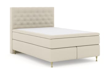 Select No 6 Komplett Sängpaket 140x200 Medium Latex/Memory - Beige/Guld - Möbler - Säng - Komplett sängpaket