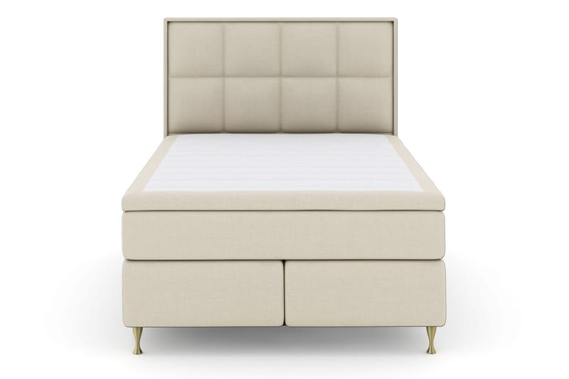 Select No 6 Komplett Sängpaket 140x200 Medium Latex/Memory - Beige/Guld - Möbler - Säng - Komplett sängpaket