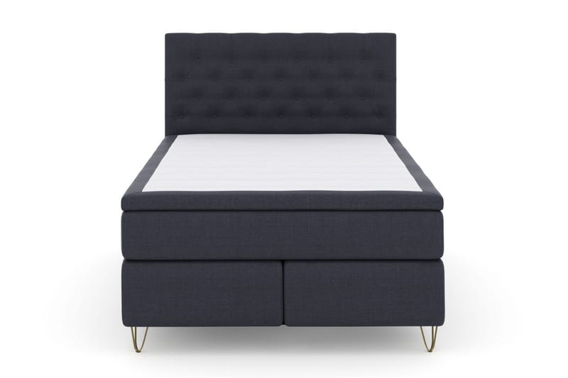 Select No 6 Komplett Sängpaket 140x200 Medium Latex/Memory - Blå/Metall V-form - Möbler - Säng - Komplett sängpaket
