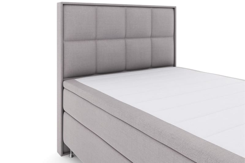Select No 6 Komplett Sängpaket 140x200 Medium Latex/Memory - Ljusgrå/Silver - Möbler - Säng - Komplett sängpaket