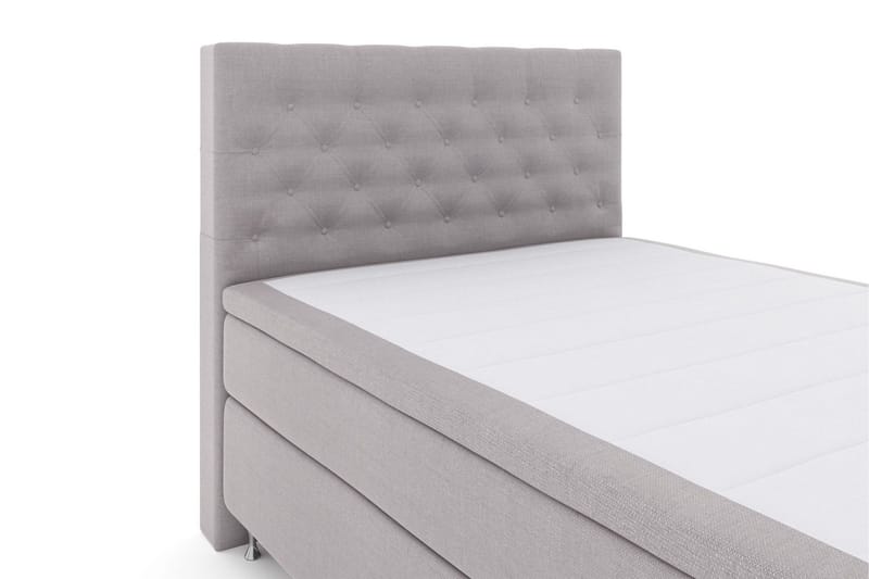 Select No 6 Komplett Sängpaket 140x200 Medium Latex/Memory - Ljusgrå/Silver - Möbler - Säng - Komplett sängpaket