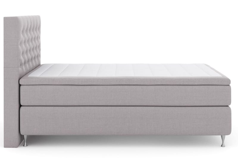 Select No 6 Komplett Sängpaket 140x200 Medium Latex/Memory - Ljusgrå/Silver - Möbler - Säng - Komplett sängpaket