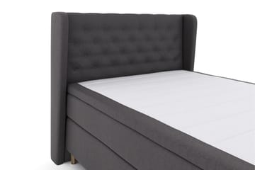 Select No 6 Komplett Sängpaket 140x200 Medium Latex/Memory - Mörkgrå/Koppar - Möbler - Säng - Komplett sängpaket