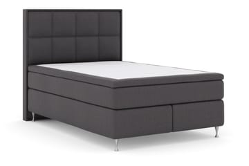 Select No 6 Komplett Sängpaket 140x200 Medium Latex/Memory - Mörkgrå/Silver - Möbler - Säng - Komplett sängpaket