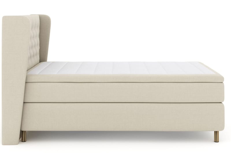 Select No 6 Komplett Sängpaket 140x200 Medium Memory/Pocket - Beige/Koppar - Möbler - Säng - Komplett sängpaket