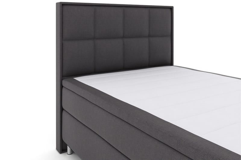 Select No 6 Komplett Sängpaket 140x200 Medium Memory/Pocket - Mörkgrå/Metall - Möbler - Säng - Komplett sängpaket