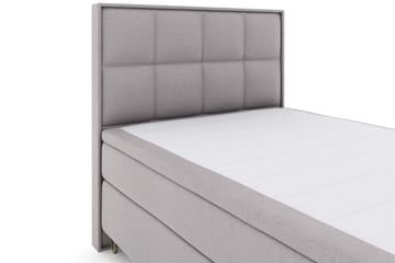Select No 6 Komplett Sängpaket 140x200 Medium Watergel - Ljusgrå/Metall V-form - Möbler - Säng - Komplett sängpaket