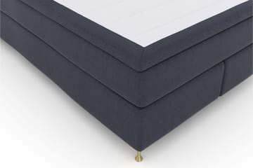 Select No 6 Komplett Sängpaket 160x200 Fast Latex/Memory - Blå/Guld - Möbler - Säng - Komplett sängpaket
