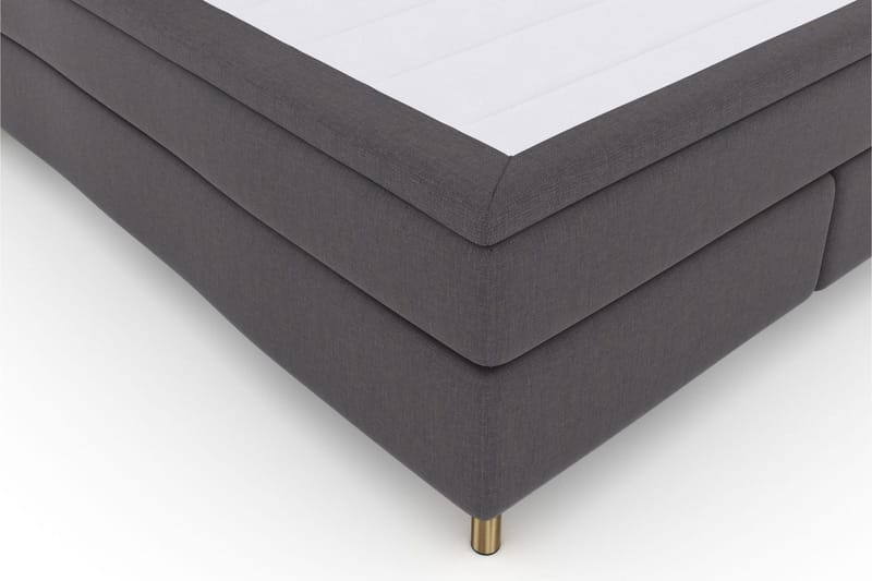 Select No 6 Komplett Sängpaket 160x200 Fast Latex/Memory - Mörkgrå/Koppar - Möbler - Säng - Komplett sängpaket