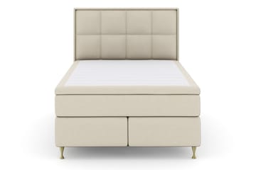 Select No 6 Komplett Sängpaket 160x200 Fast Memory/Pocket - Beige/Guld - Möbler - Säng - Komplett sängpaket