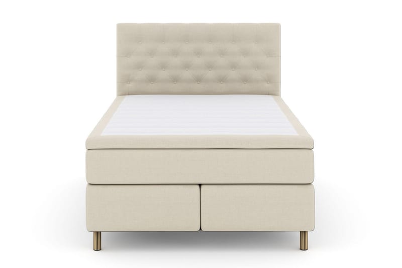 Select No 6 Komplett Sängpaket 160x200 Fast Memory/Pocket - Beige/Koppar - Möbler - Säng - Komplett sängpaket