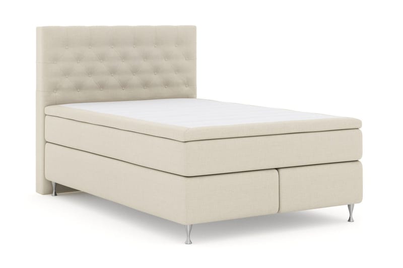 Select No 6 Komplett Sängpaket 160x200 Fast Memory/Pocket - Beige/Silver - Möbler - Säng - Komplett sängpaket
