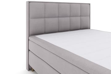 Select No 6 Komplett Sängpaket 160x200 Fast Memory/Pocket - Ljusgrå/Koppar - Möbler - Säng - Komplett sängpaket