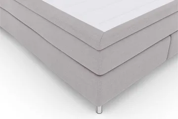 Select No 6 Komplett Sängpaket 160x200 Fast Memory/Pocket - Ljusgrå/Metall - Möbler - Säng - Komplett sängpaket