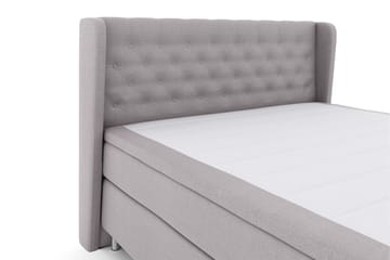 Select No 6 Komplett Sängpaket 160x200 Fast Memory/Pocket - Ljusgrå/Metall - Möbler - Säng - Komplett sängpaket