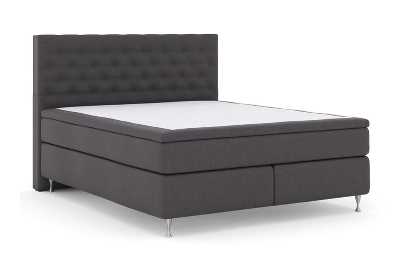 Select No 6 Komplett Sängpaket 160x200 F/M Latex/Memory - Mörkgrå/Silver - Möbler - Säng - Komplett sängpaket