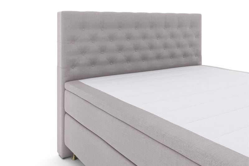 Select No 6 Komplett Sängpaket 160x200 F/M Memory/Pocket - Ljusgrå/Guld - Möbler - Säng - Komplett sängpaket