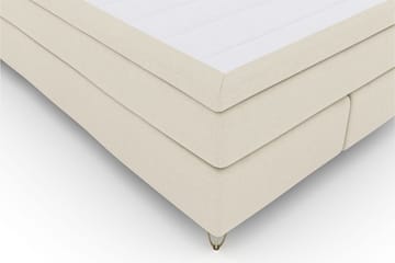 Select No 6 Komplett Sängpaket 160x200 Medium Latex/Memory - Beige/Metall V-form - Möbler - Säng - Komplett sängpaket