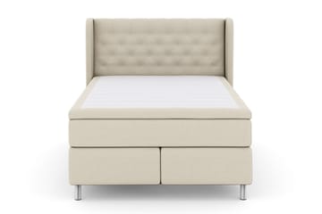 Select No 6 Komplett Sängpaket 160x200 Medium Latex/Memory - Beige/Metall - Möbler - Säng - Komplett sängpaket
