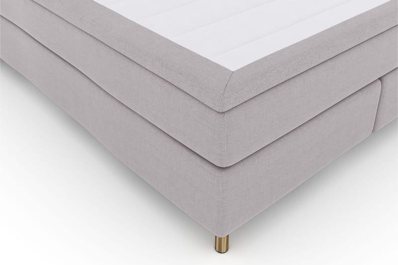 Select No 6 Komplett Sängpaket 160x200 Medium Memory/Pocket - Ljusgrå/Koppar - Möbler - Säng - Komplett sängpaket