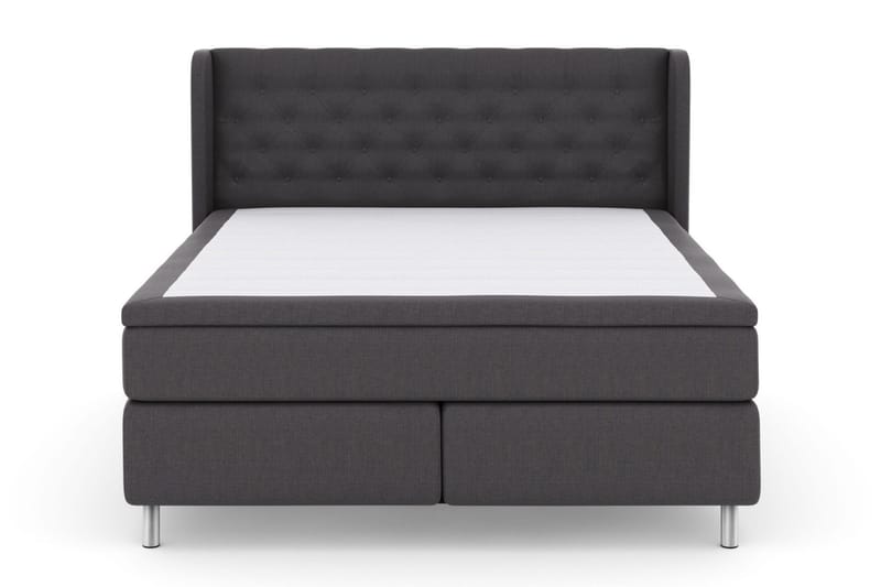 Select No 6 Komplett Sängpaket 160x200 Medium Memory/Pocket - Mörkgrå/Metall - Möbler - Säng - Komplett sängpaket