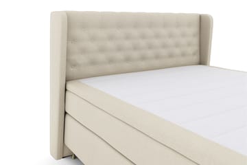 Select No 6 Komplett Sängpaket 180x200 Fast Memory/Pocket - Beige/Guld - Möbler - Säng - Komplett sängpaket