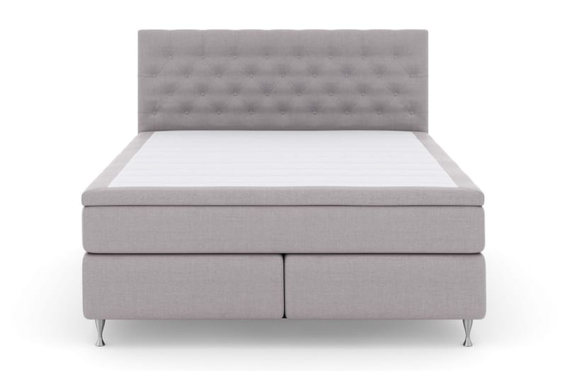 Select No 6 Komplett Sängpaket 180x200 Fast Memory/Pocket - Ljusgrå/Silver - Möbler - Säng - Komplett sängpaket