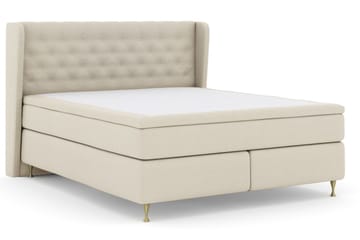 Select No 6 Komplett Sängpaket 180x200 F/M Latex/Memory - Beige/Guld - Möbler - Säng - Komplett sängpaket