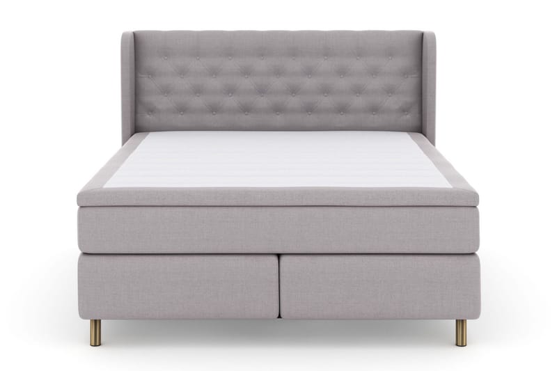 Select No 6 Komplett Sängpaket 180x200 F/M Latex/Memory - Ljusgrå/Koppar - Möbler - Säng - Komplett sängpaket