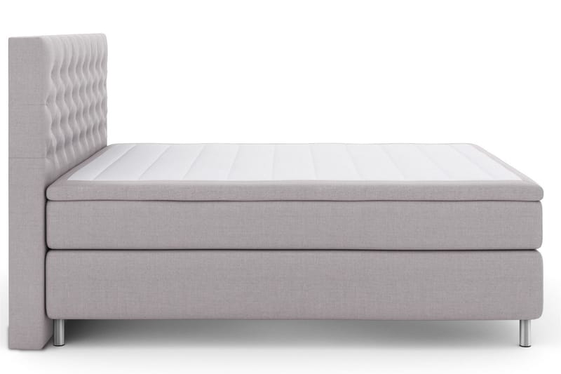Select No 6 Komplett Sängpaket 180x200 F/M Latex/Memory - Ljusgrå/Metall - Möbler - Säng - Komplett sängpaket