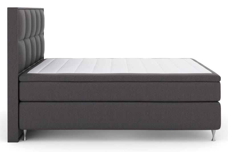 Select No 6 Komplett Sängpaket 180x200 F/M Latex/Memory - Mörkgrå/Silver - Möbler - Säng - Komplett sängpaket