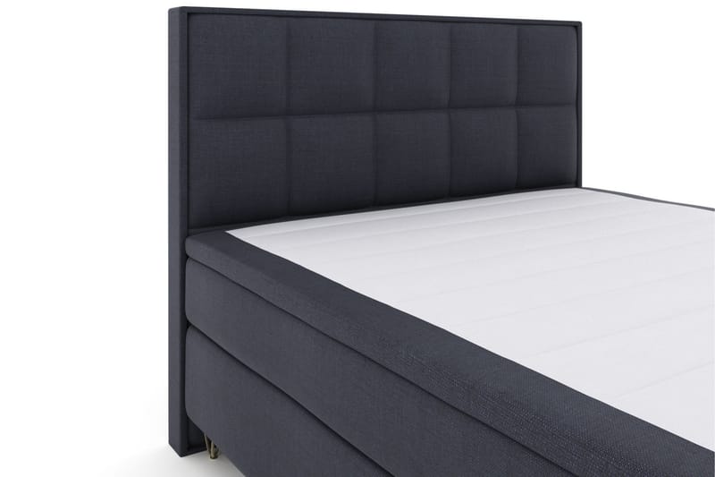Select No 6 Komplett Sängpaket 180x200 F/M Memory/Pocket - Blå/Metall V-form - Möbler - Säng - Komplett sängpaket