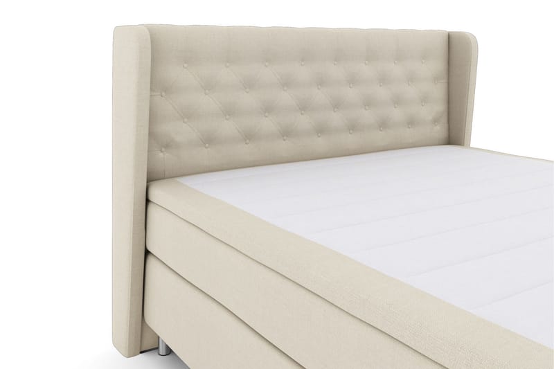 Select No 6 Komplett Sängpaket 180x200 Medium Latex/Memory - Beige/Metall - Möbler - Säng - Komplett sängpaket