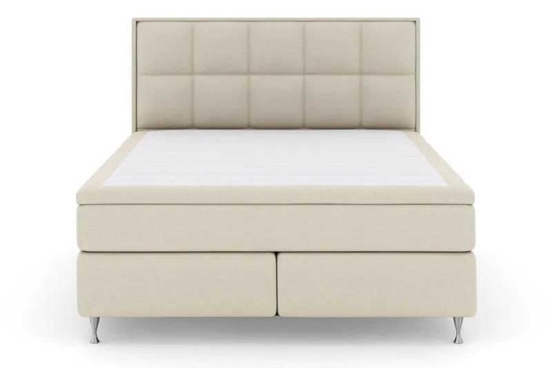 Select No 6 Komplett Sängpaket 180x200 Medium Latex/Memory - Beige/Silver - Möbler - Säng - Komplett sängpaket