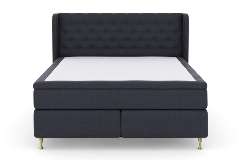 Select No 6 Komplett Sängpaket 180x200 Medium Latex/Memory - Blå/Guld - Möbler - Säng - Komplett sängpaket