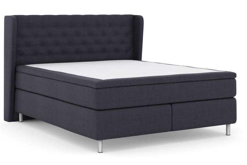 Select No 6 Komplett Sängpaket 180x200 Medium Latex/Memory - Blå/Metall - Möbler - Säng - Komplett sängpaket