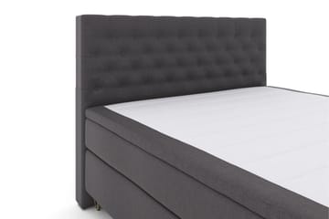 Select No 6 Komplett Sängpaket 180x200 Medium Latex/Memory - Mörkgrå/Metall V-form - Möbler - Säng - Komplett sängpaket