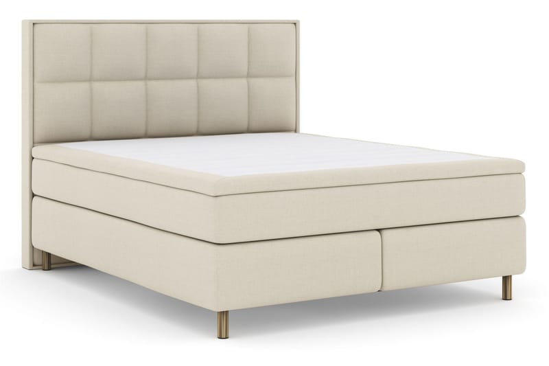 Select No 6 Komplett Sängpaket 180x200 Medium Memory/Pocket - Beige/Koppar - Möbler - Säng - Komplett sängpaket