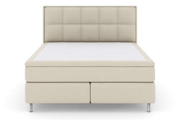Select No 6 Komplett Sängpaket 180x200 Medium Memory/Pocket - Beige/Metall - Möbler - Säng - Komplett sängpaket