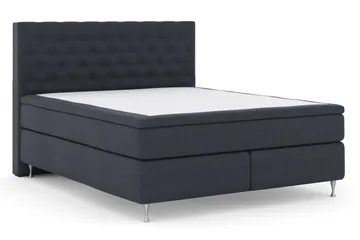 Select No 6 Komplett Sängpaket 180x200 Medium Memory/Pocket - Blå/Silver - Möbler - Säng - Komplett sängpaket