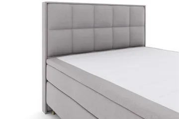 Select No 6 Komplett Sängpaket 180x200 Medium Memory/Pocket - Ljusgrå/Guld - Möbler - Säng - Komplett sängpaket
