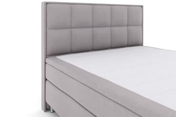 Select No 6 Komplett Sängpaket 180x200 Medium Memory/Pocket - Ljusgrå/Metall - Möbler - Säng - Komplett sängpaket