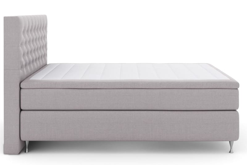 Select No 6 Komplett Sängpaket 180x200 Medium Memory/Pocket - Ljusgrå/Silver - Möbler - Säng - Komplett sängpaket